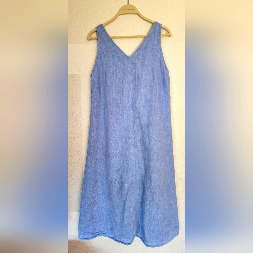 Talbots Blue Midi Dress